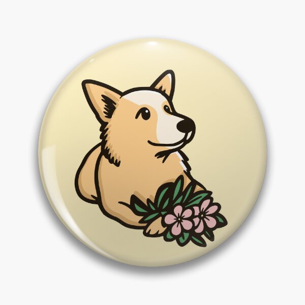 Item preview, Dog With Flowers designed and sold by Lone Frog.