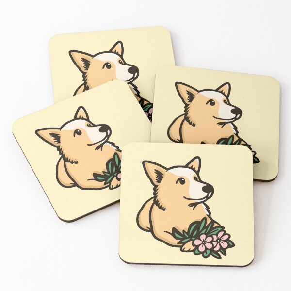 Item preview, Dog With Flowers designed and sold by Lone Frog.