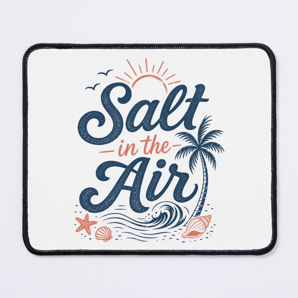 Item preview, Salt In The Air Retro Beach Ocean Sunset designed and sold by ElcastDesigns.