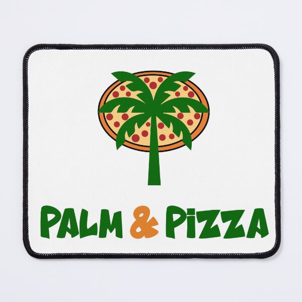 Item preview, Palm & Pizza – Tropical Food Logo Design designed and sold by AtonuHaque.