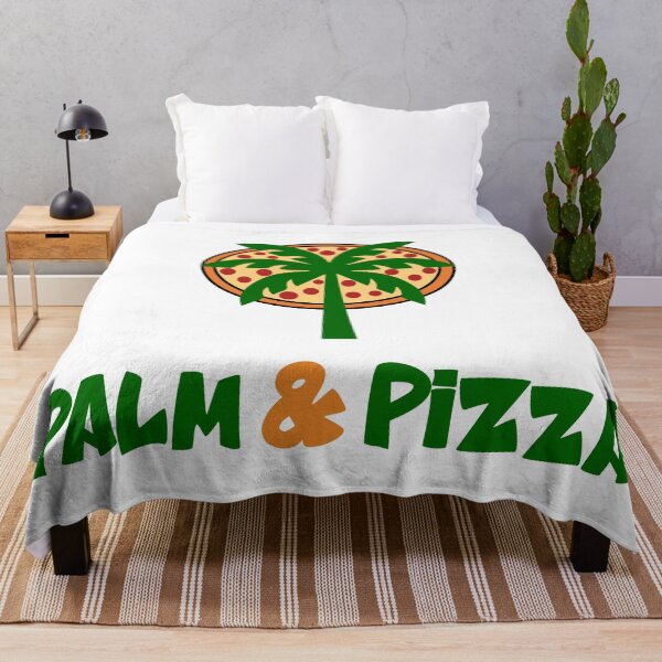 Item preview, Palm & Pizza – Tropical Food Logo Design designed and sold by AtonuHaque.
