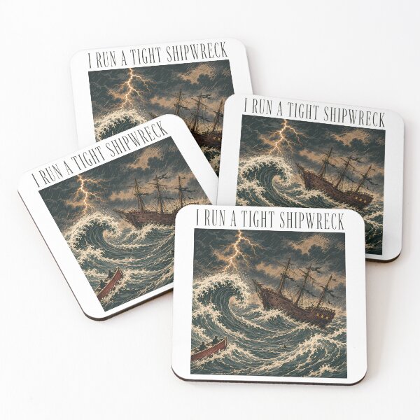 Item preview, I RUN A TIGHT SHIPWRECK Homeschool  designed and sold by bobcatmarty.