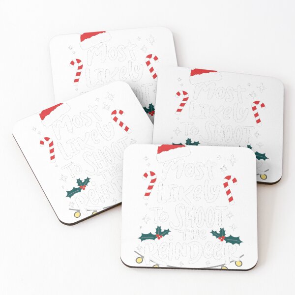 Item preview, Most Likely To Shoot The Reindeer Funny Christmas designed and sold by icm4639.