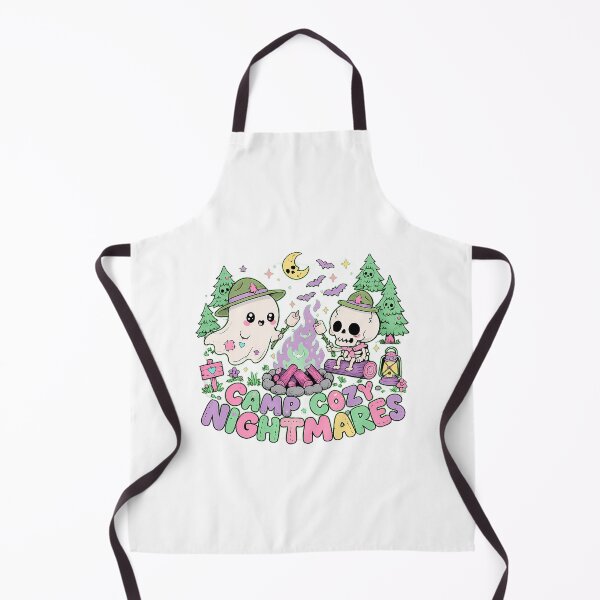 Item preview, Pastel Goth Camping Cute Ghost Skeleton Kawaii Halloween designed and sold by chattsuede.