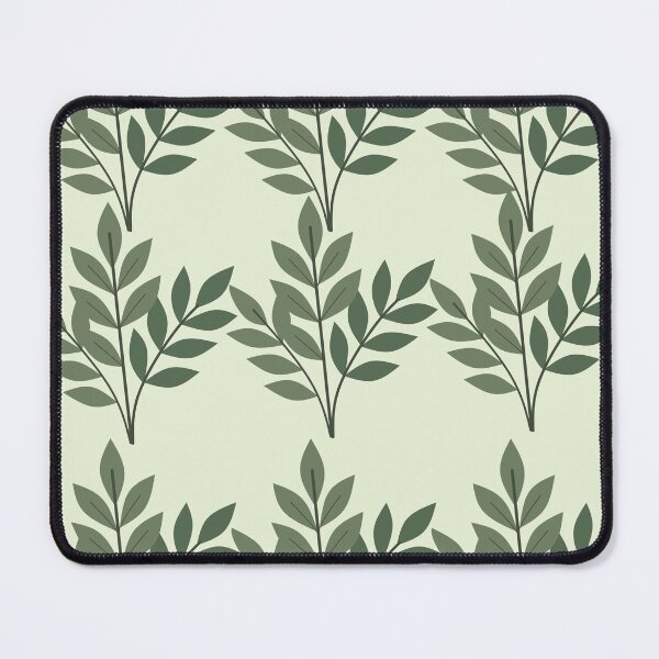 Item preview, Sage Leaves on Soft Mint Green | Light Pastel Botanical Pattern designed and sold by Jyoti-Quotes.