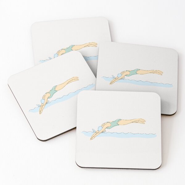 Item preview, Swimmer Line Drawing designed and sold by MaddiLoppnow.