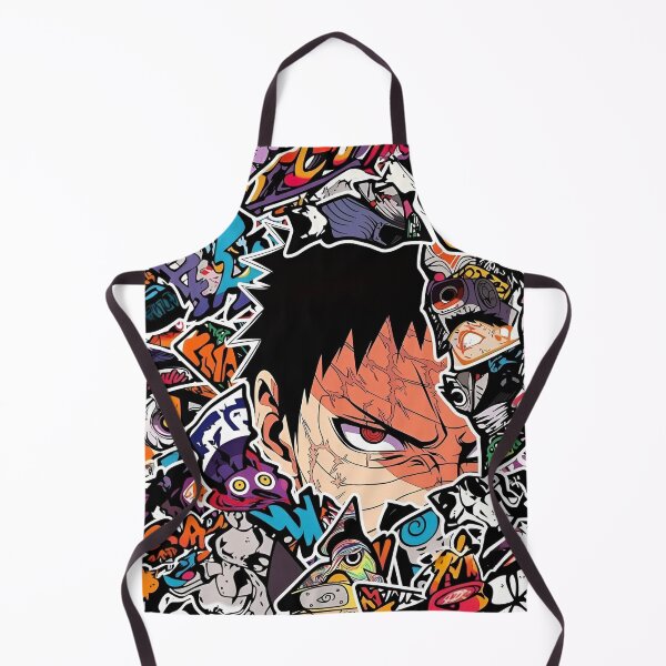 Item preview, Crimson Eye Warrior Collage – Urban Graffiti Anime Style Digital Art Print designed and sold by Dyan4.