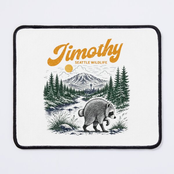 Item preview, Jimothy Seattle Wildlife Raccoon Pacific Northwest Nature Humor designed and sold by MonteSorado.