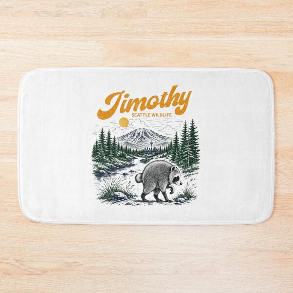 Item preview, Jimothy Seattle Wildlife Raccoon Pacific Northwest Nature Humor designed and sold by MonteSorado.