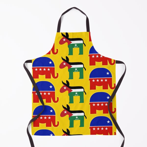 Item preview, Republican and Democratic Parties with USA and Palestine Flags designed and sold by Edward Reznik.