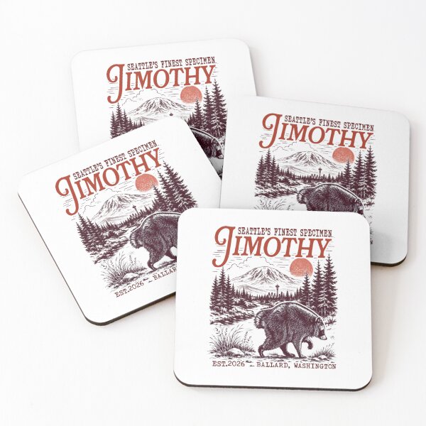 Item preview, Vintage Seattle Finest Specimen Jimothy Ballard Washington designed and sold by MonteSorado.