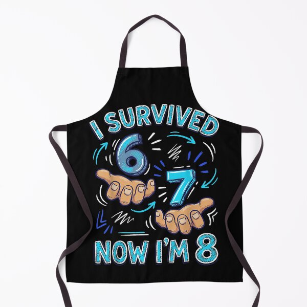 Item preview, I Survived 6 7 Now I'm 8 Funny 8th Birthday Boy Shirt designed and sold by Umbelasyn.