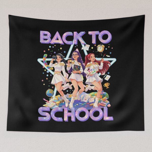Item preview, Back To School Style Student Squad Neon Star designed and sold by DamianRoy88.