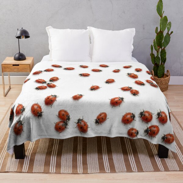 Item preview, Realistic Crawling Ladybugs | Optical Illusion Nature Pattern designed and sold by GSizzle1.