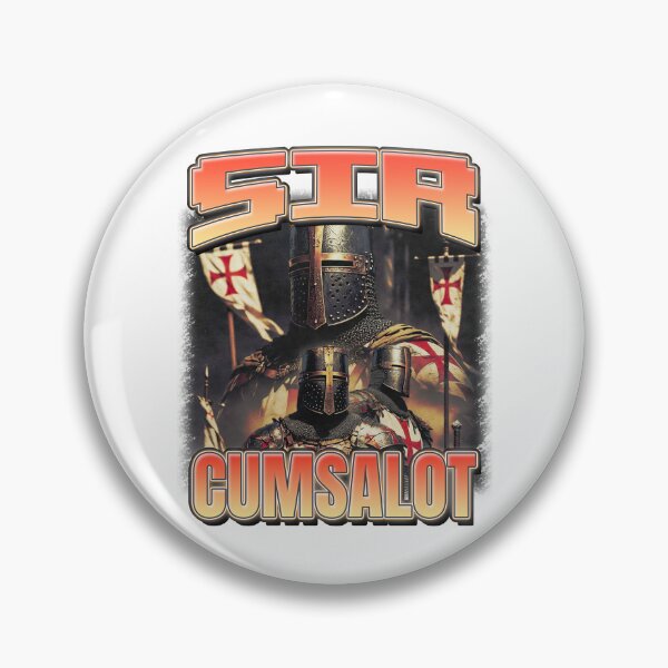 Item preview, Sir Cumsalot Knight Funny Ironic Meme Sarcastic Graphic designed and sold by bngfx.