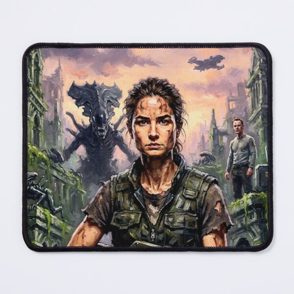 Item preview, Alien Covenant Sci-Fi Horror Fine Art Tribute designed and sold by Art's Diner.