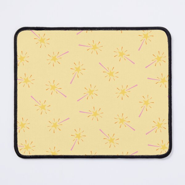 Item preview, Cute Yellow Magic Wand Fairy Pattern designed and sold by KIrving Designs.