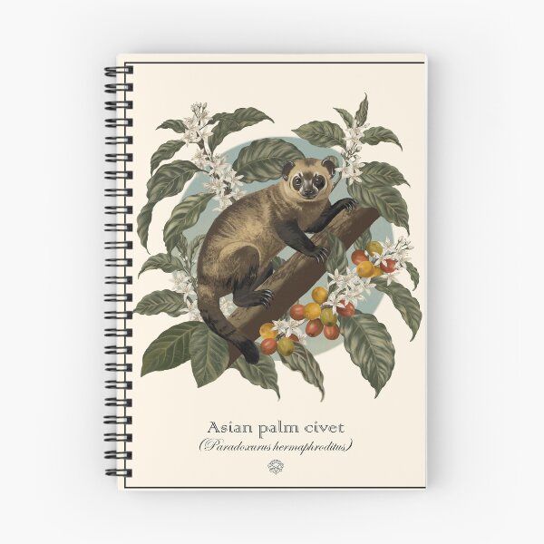 Item preview, Asian palm civet on coffee tree designed and sold by Art_By_Wing.