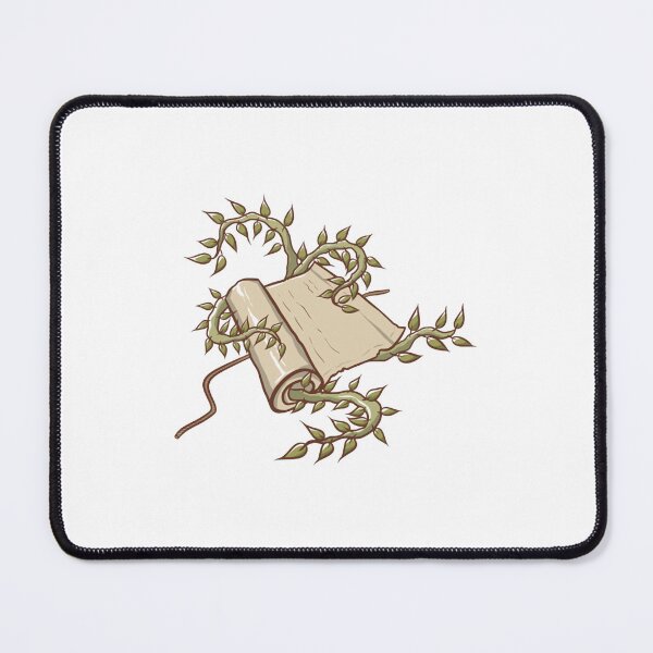 Item preview, Vintage Paper Scroll With Cottagecore Botanical Green Vines Art designed and sold by Schokcoladee.
