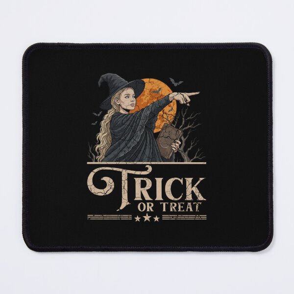 Item preview, Blonde Witch Trick or Treat Halloween Moon designed and sold by BostuKorina.