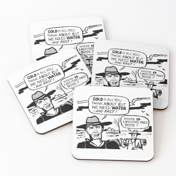 Item preview, Lassiters Reef Outback Gold Prospectors Comic Art designed and sold by Al Benge - NZ & Australian Art.
