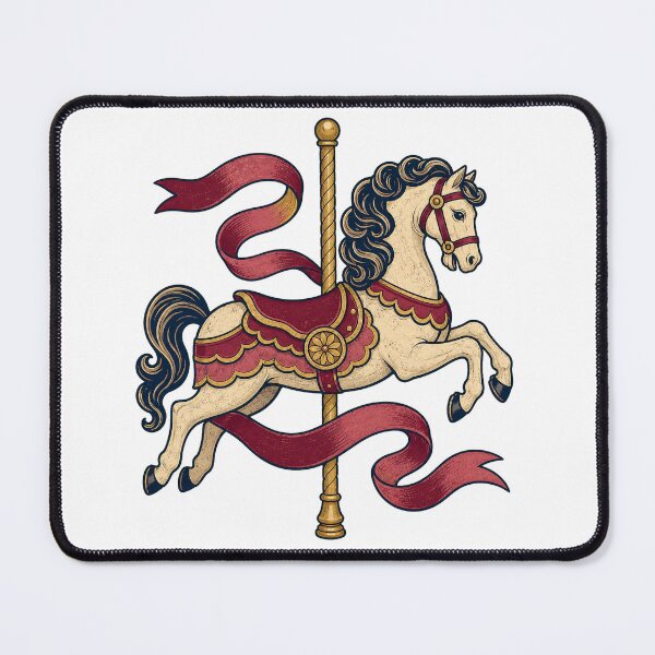 Item preview, Vintage Carousel Horse designed and sold by Ora-kuro.