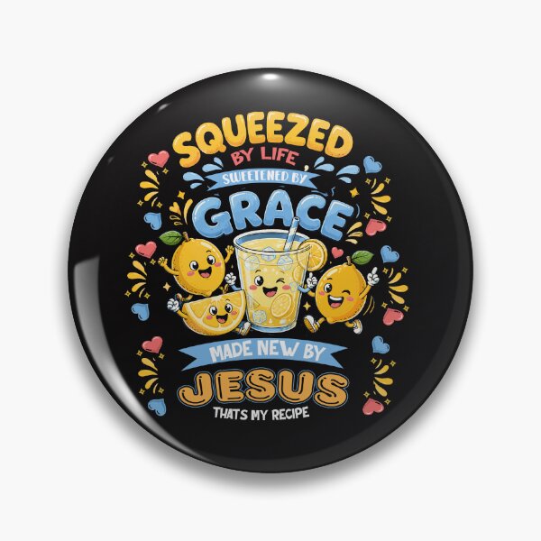 Item preview, Squeezed By Life Sweetened By Grace Made New By Jesus Christian Lemon T-Shirt Design Vector Illustration designed and sold by Rabu10.