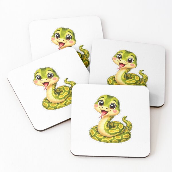 Item preview, Snake Kawaii Cute Cartoon  designed and sold by BackgroundND.