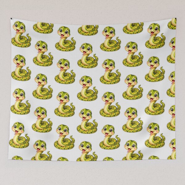 Item preview, Snake Kawaii Cute Cartoon  designed and sold by BackgroundND.