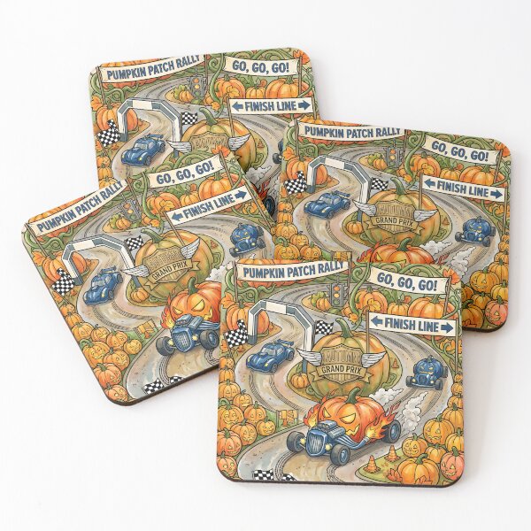 Item preview, Pumpkin Patch Racing Team - opt 2 designed and sold by jlStopMedia.