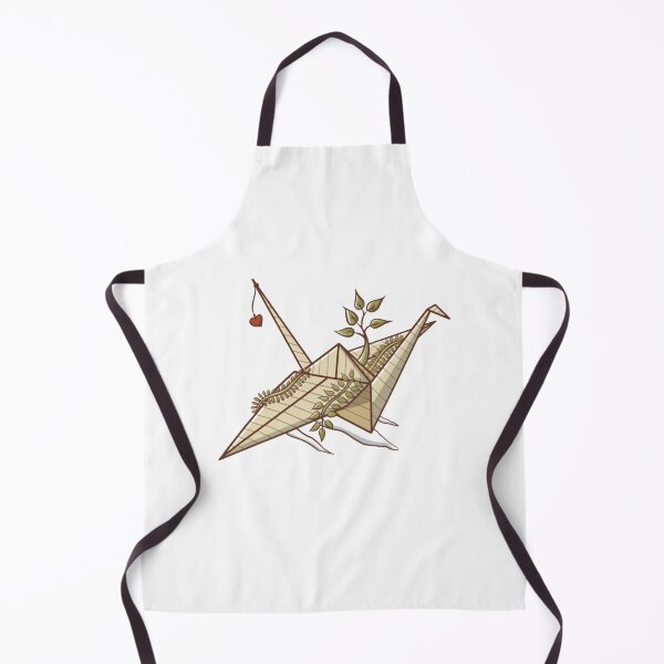 Item preview, Oritsuru Origami Crane Cute Whimsical Botanical Bird Graphic designed and sold by Schokcoladee.