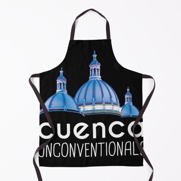 Item preview, Cuenca Unconventionals With Blue Domes Dark Bg designed and sold by pawprintsart.