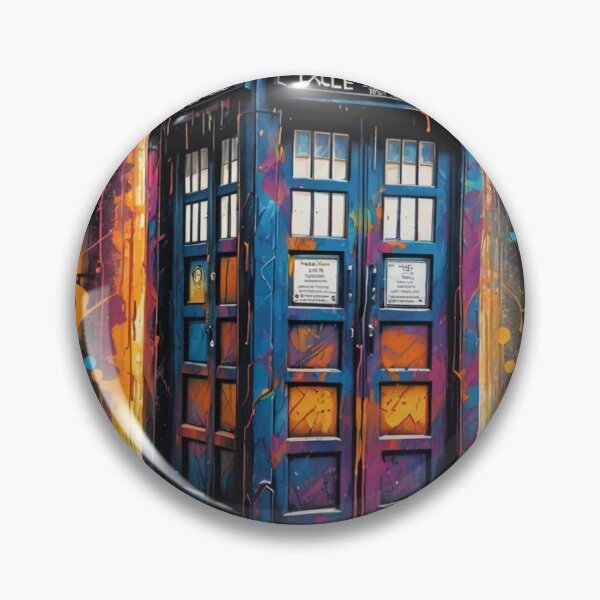 Item preview, Doctor Who Splash Art Tardis designed and sold by kenziekat669.