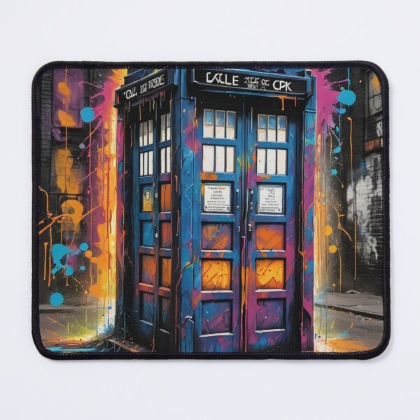Item preview, Doctor Who Splash Art Tardis designed and sold by kenziekat669.