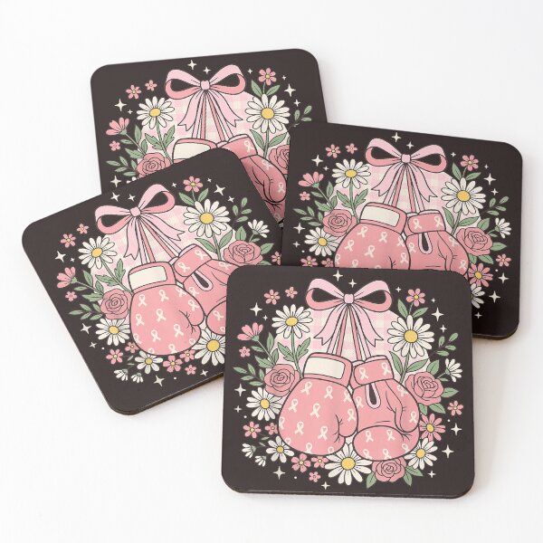 Artikelvorschau, Pink Ribbon Boxhandschuhe – Blumendesign zur Sensibilisierung für Brustkrebs entworfen und verkauft von mari-kayden.