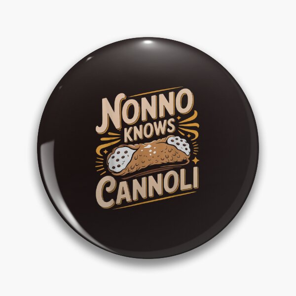 Item preview, Nonno Knows Cannoli Funny Italian Grandpa Vintage Cannoli Lover Design designed and sold by mari-kayden.