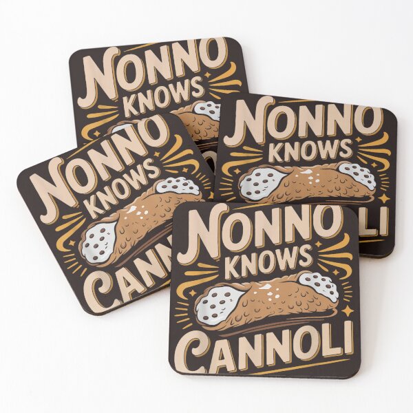 Item preview, Nonno Knows Cannoli Funny Italian Grandpa Vintage Cannoli Lover Design designed and sold by mari-kayden.