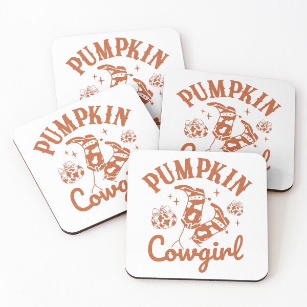 Item preview, Pumpkin Cowgirl Western Boots Vintage Fall Autumn Cowgirl designed and sold by RinrinDesigns.