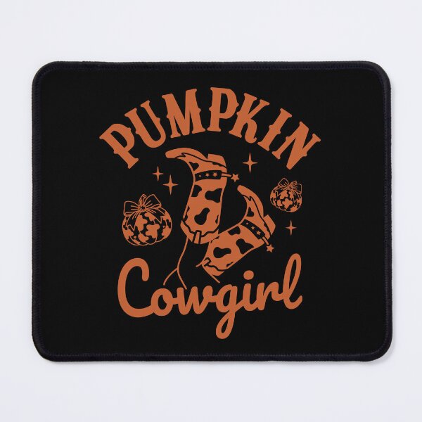 Item preview, Pumpkin Cowgirl Western Boots Vintage Fall Autumn Cowgirl designed and sold by RinrinDesigns.