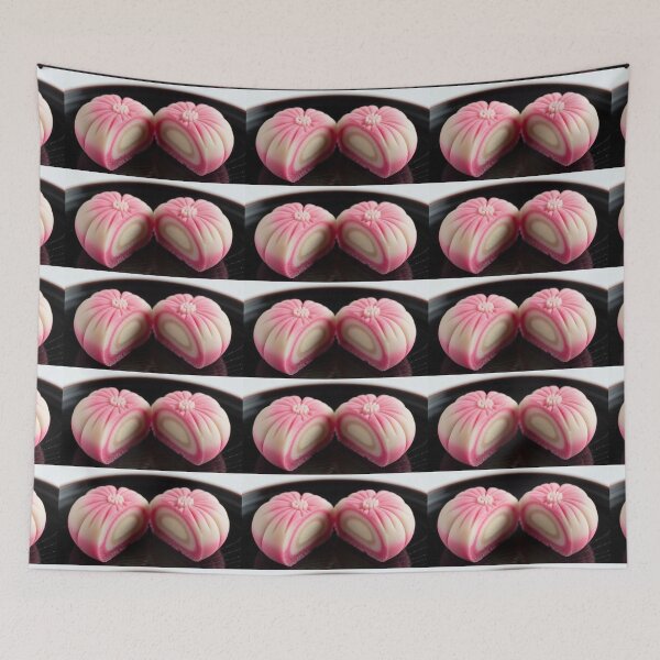 Item preview, Sakura Nerikiri Wagashi Pink Sweet Dessert designed and sold by EchoWave11.