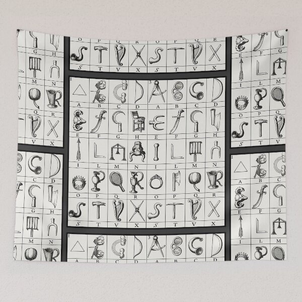 Item preview, Alphabetical Order of Inanimate Things (Ordo Alphabeticus rerum inanitatarum) designed and sold by The Ravens Ballad.