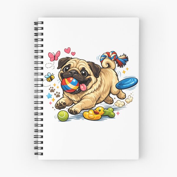 Item preview, Sometimes all it takes is a playful pug to bring a smile to your heart – feel-good design designed and sold by CoolContent Factory.