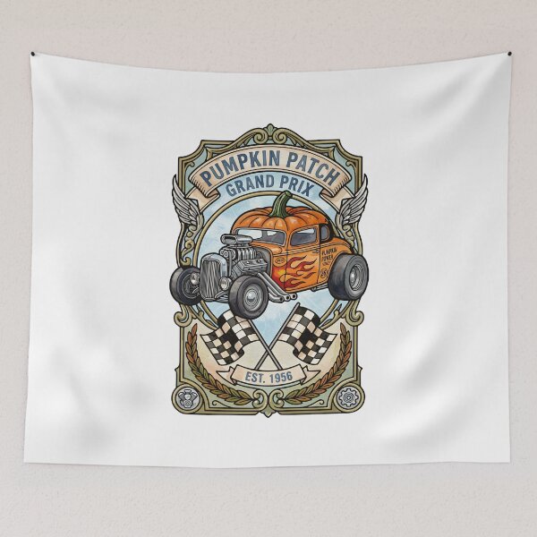 Item preview, Pumpkin Patch Racing Team - opt 4 designed and sold by jlStopMedia.