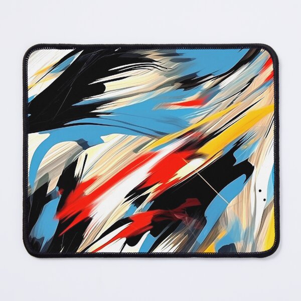 Item preview, Modern Abstract Blue, Yellow, And Black Contemporary Abstract designed and sold by DEC02.