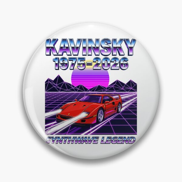 Item preview, Kavinsky Tribute Synthwave 1975 2026 synthwave legend designed and sold by IrvingMorales.