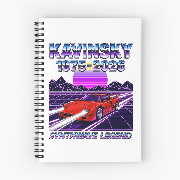 Item preview, Kavinsky Tribute Synthwave 1975 2026 synthwave legend designed and sold by IrvingMorales.