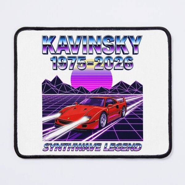 Item preview, Kavinsky Tribute Synthwave 1975 2026 synthwave legend designed and sold by IrvingMorales.