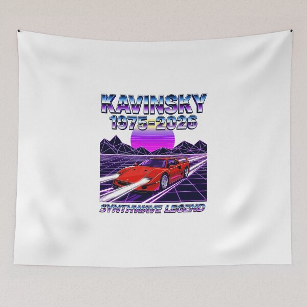 Item preview, Kavinsky Tribute Synthwave 1975 2026 synthwave legend designed and sold by IrvingMorales.