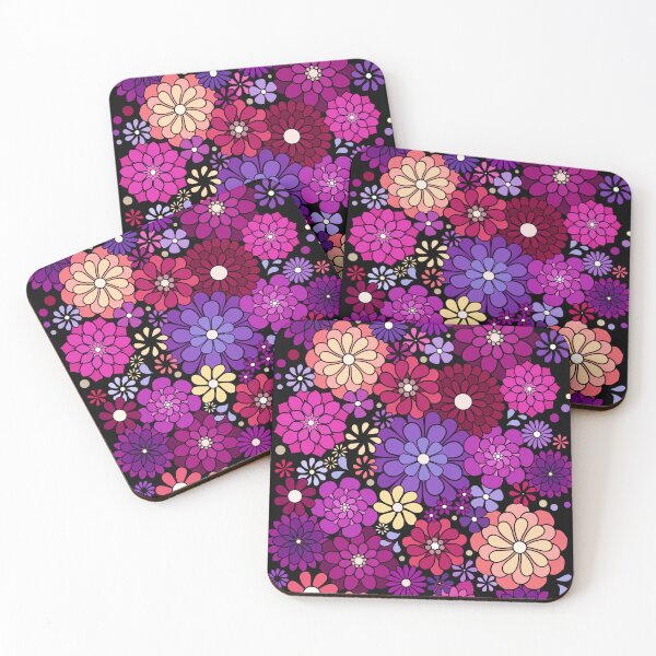 Item preview, 70s Groovy Hippie Colorful Botanical Pattern designed and sold by Alondra.