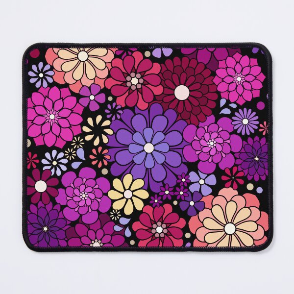 Item preview, 70s Groovy Hippie Colorful Botanical Pattern designed and sold by Alondra.
